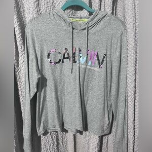 Calvin Klein Performance Pull Over Hoodie T-Shirt Size XL
